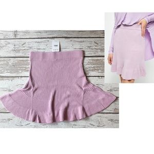 FP Solid Gold Mini Skirt